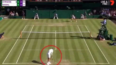 Saque 'troll' de Kyrgios.