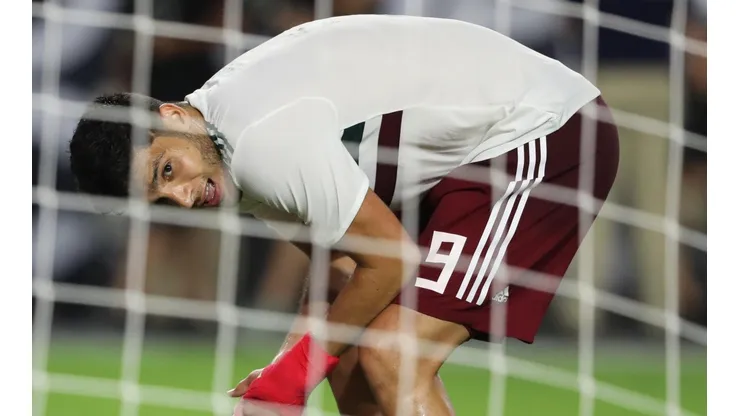 Foto de Raúl Jiménez, jugador de México.