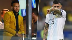 Lo que nadie te mostró: Neymar, además de saludar a Messi, abrazó fuerte a un Paredes desconsolado