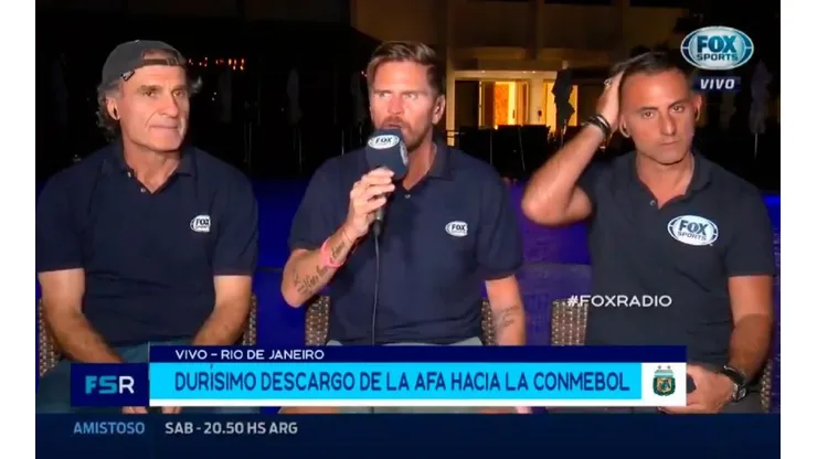 Vignolo en Fox Sports Radio.