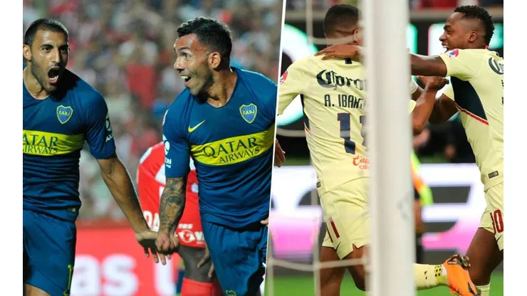 Boca vs. América por la Colossus Cup.