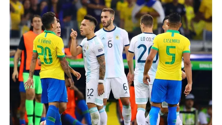 Diario Olé: en el entretiempo de Argentina-Brasil casi se arma una batalla entre los jugadores