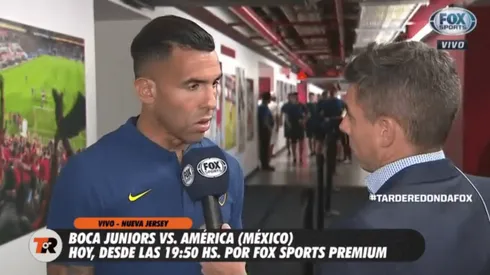 Foto de Carlos Tevez, delantero de Boca.