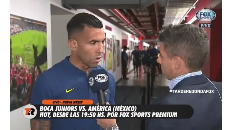 Foto de Carlos Tevez, delantero de Boca.