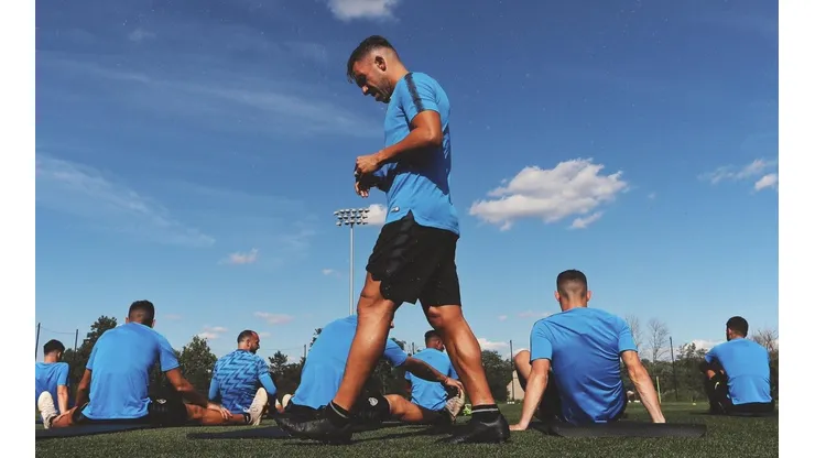 CARLITOS. Tevez durante la pretemporada de Boca (Foto: Boca Juniors).
