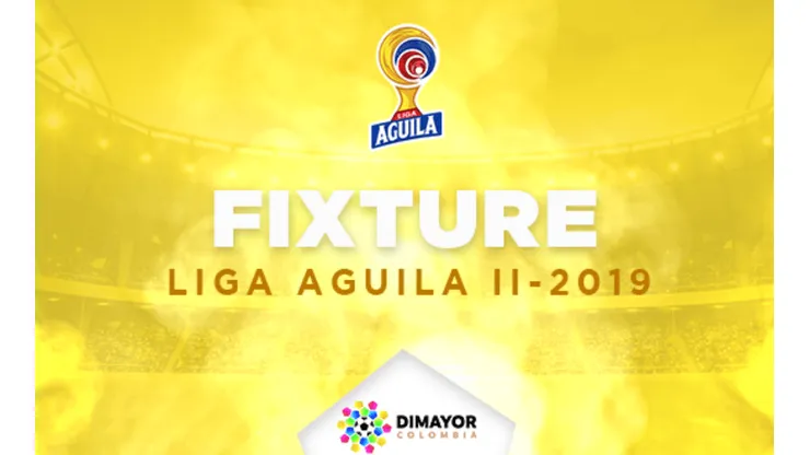 Calendario confirmado para la Liga Águila II-2019.