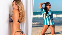 Jimena Barón subió una foto bomba, la novia de Centurión le comentó y ella respondió