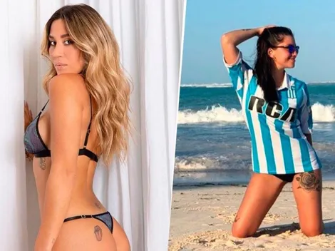 Jimena Barón subió una foto bomba, la novia de Centurión le comentó y ella respondió