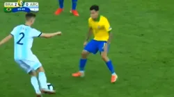 Foto de Foyth con Coutinho.