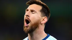 Foto de Lionel Messi, jugador de la Selección Argentina.