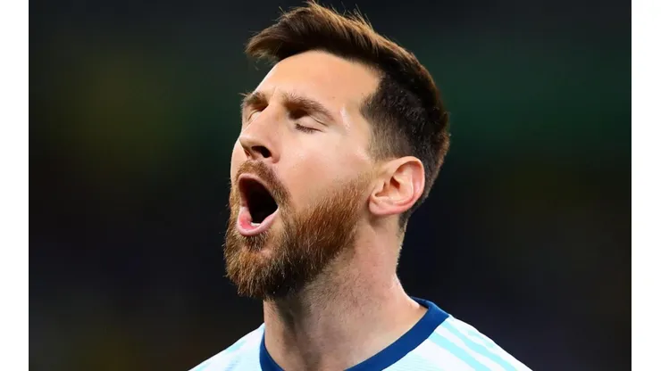 Foto de Lionel Messi, jugador de la Selección Argentina.