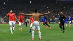 Foto de los jugadores de Chile celebrando.