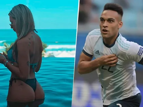 Con la 22 de Lautaro Martínez: Agus Gandolfo llegó al estadio y metió foto en Instagram