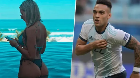 Con la 22 de Lautaro Martínez: Agus Gandolfo llegó al estadio y metió foto en Instagram