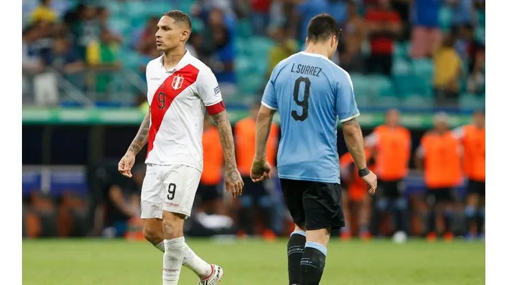 Luis Suárez tras fallar el penal ante Perú.
