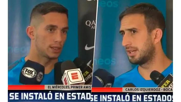 Escucha todo Boca: Izquierdoz y Marcone hablaron sobre la posible salida de Benedetto