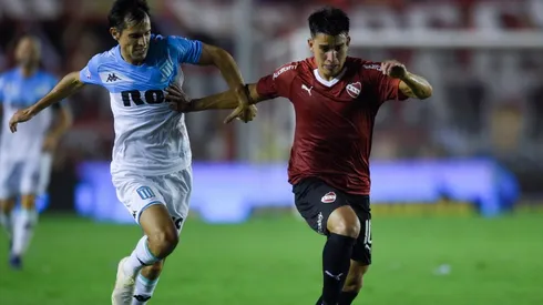 Fernando Gaibor en un partido ante Racing Club.