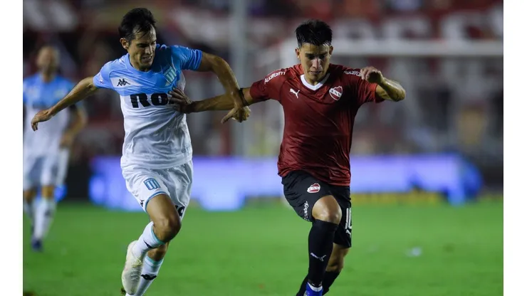 Fernando Gaibor en un partido ante Racing Club.