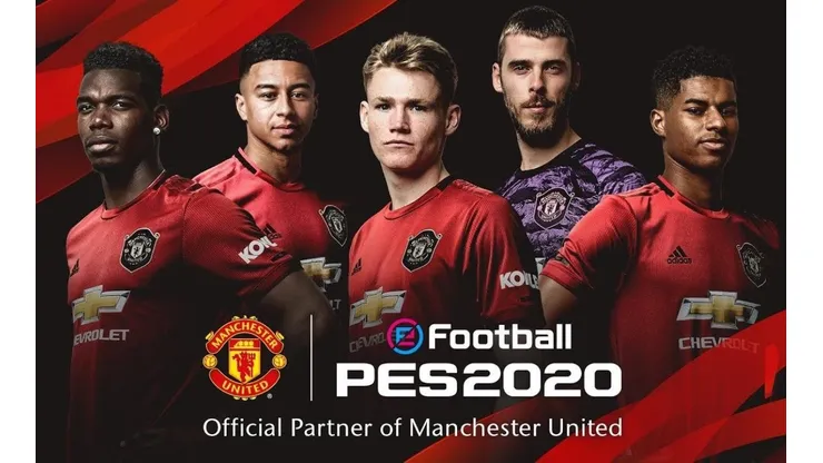 Manchester United estará licenciado en el PES 2020