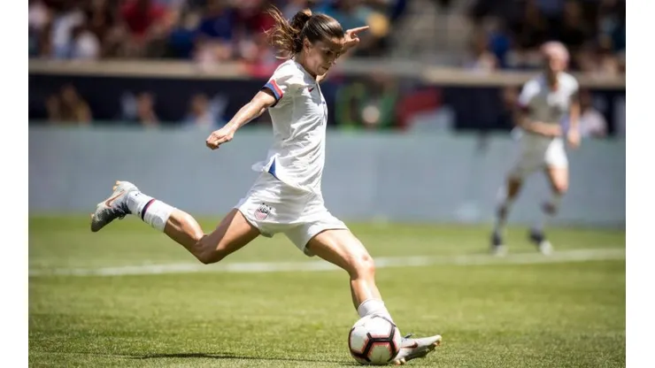 Estados Unidos vs. Inglaterra por la Copa Mundial Femenina.