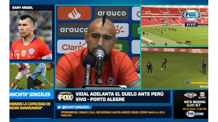 Arturo Vidal habló sobre Reinaldo Rueda.