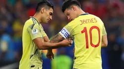 Falcao y James aconsejaron a Luis Díaz. (Getty)