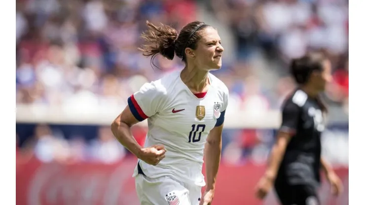 Estados Unidos vs. Inglaterra por la Copa Mundial Femenina.