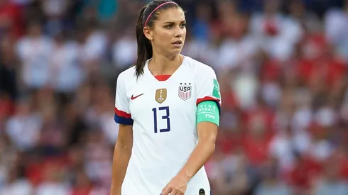 Alex Morgan en los cuartos de final del Mundial Femenino. (Getty)