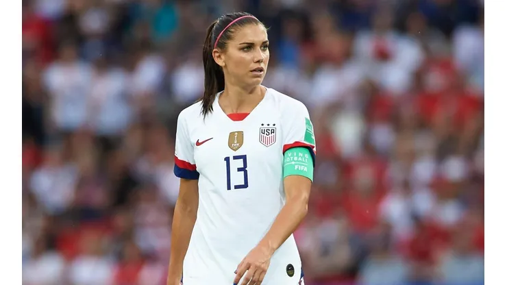 Alex Morgan en los cuartos de final del Mundial Femenino. (Getty)
