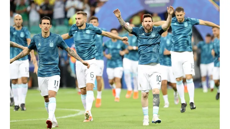 A Di María le preguntaron si todavía falta que aparezca Messi en la Copa América