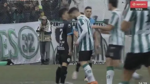 El cabezazo de Reynoso a Lugones.