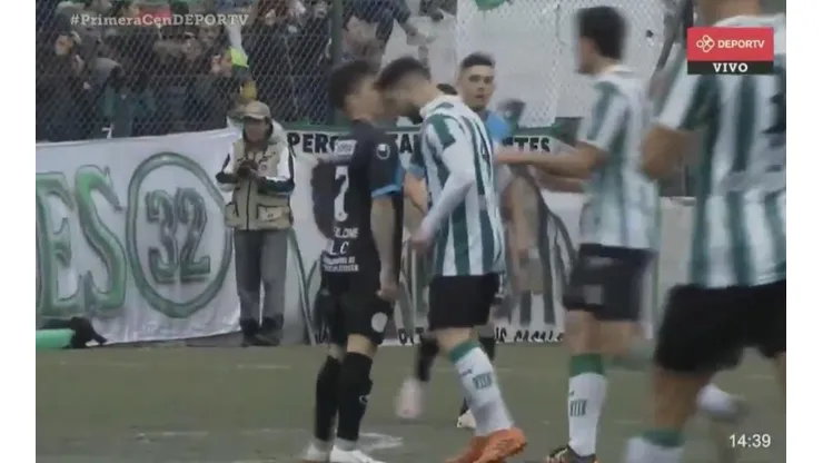 El cabezazo de Reynoso a Lugones.
