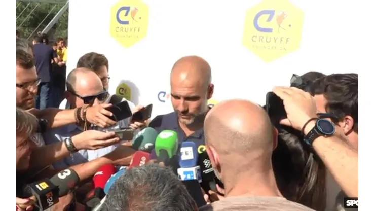 Josep Guardiola no está del todo seguro.