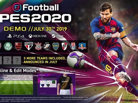 PES 2020: fecha de lanzamiento de la Demo confirmada ¡Boca, River y Barcelona entre los equipos que podrás probar!