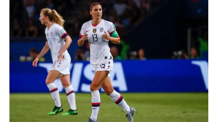 Estados Unidos vs. Inglaterra por la Copa Mundial Femenina.