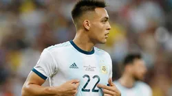 Lautaro Martínez, en la Copa América con la Selección Argentina. (Getty)