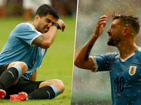 Arrascaeta salió a bancar como nadie a Luis Suárez tras su penal errado