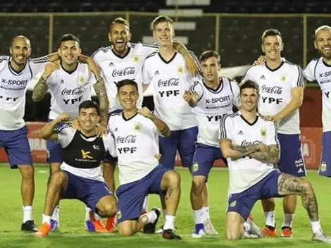 Paredes se quedó dormido, Di María lo trolleó y Dybala subió la foto a Instagram