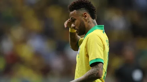 Foto de Neymar, jugador de la Selección de Brasil.