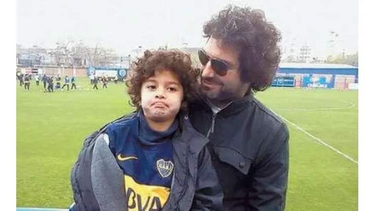 Iván Noble, músico fanático de Boca.