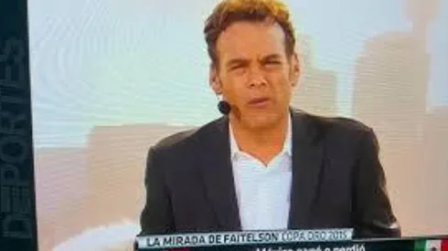 El periodista no fue fiel a su estilo.