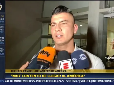 La felicidad de Michael Rangel: "Estoy muy contento de llegar a América de Cali"