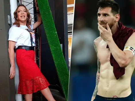 Lizy Tagliani descubrió un tatuaje de Messi y lo troleó fuerte en Twitter