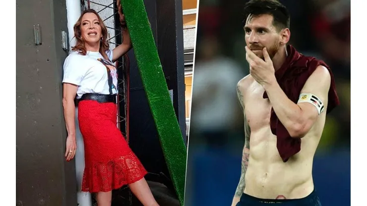 Lizy troleó a Messi en sus redes.