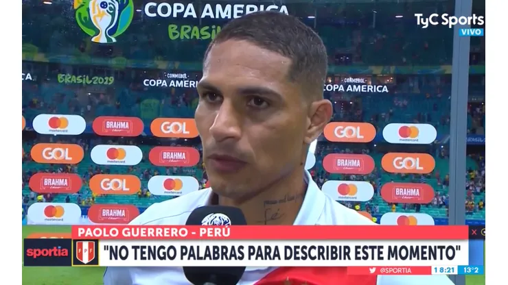 Paolo Guerrero se descargó apenas terminó el partido y le respondió a quienes dudan de Perú