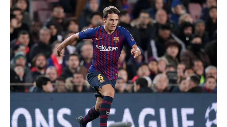 Denis Suárez con la camiseta de Barcelona.