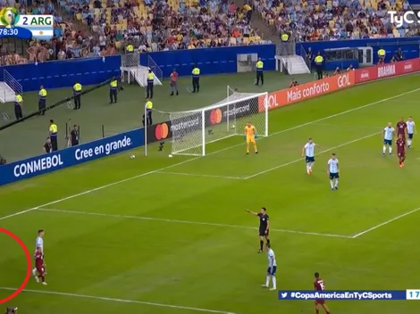 Esto es Argentina: De Paul fue a trabar con todo, robó la pelota y lo festejó como un gol