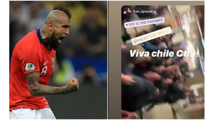 Arturo Vidal y la locura en Chile tras eliminar a Colombia en la Copa América