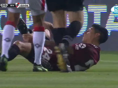 Los de River se fueron a dormir preocupados: el parte médico de Enzo Pérez