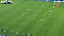 La posición adelantada de Alexis Sánchez.